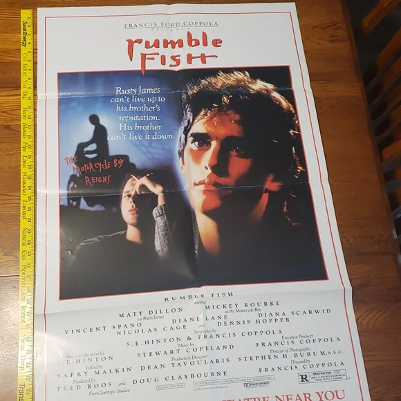 Rumble Fish Movie Poster